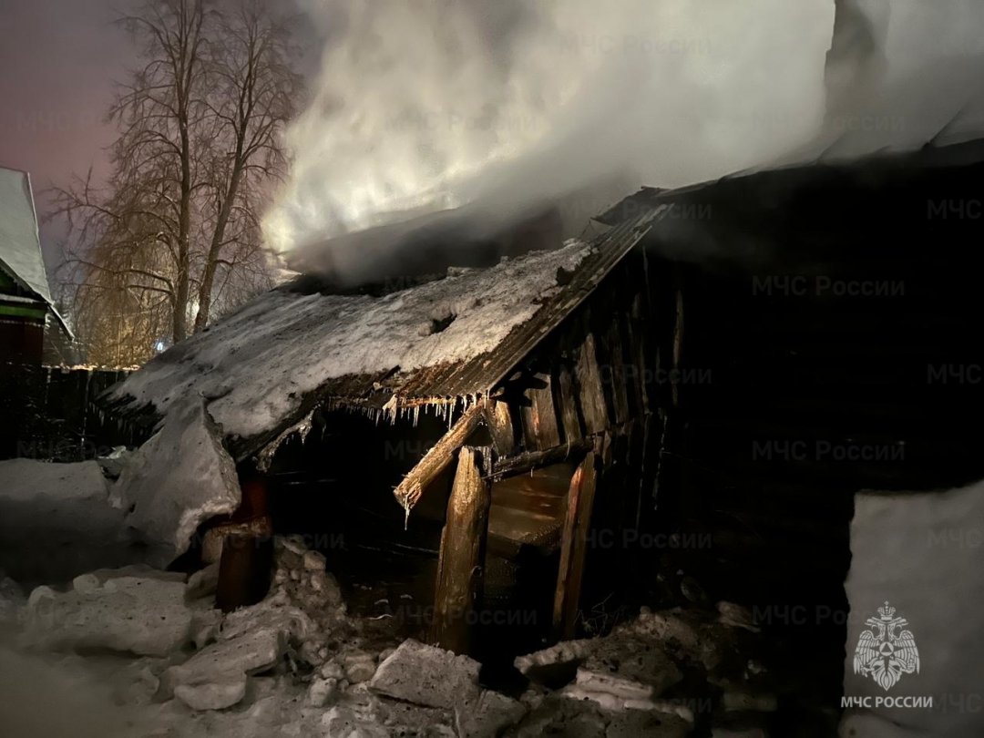 Пожар в Дзержинском районе, г. Кондрово, ул. Орджоникидзе