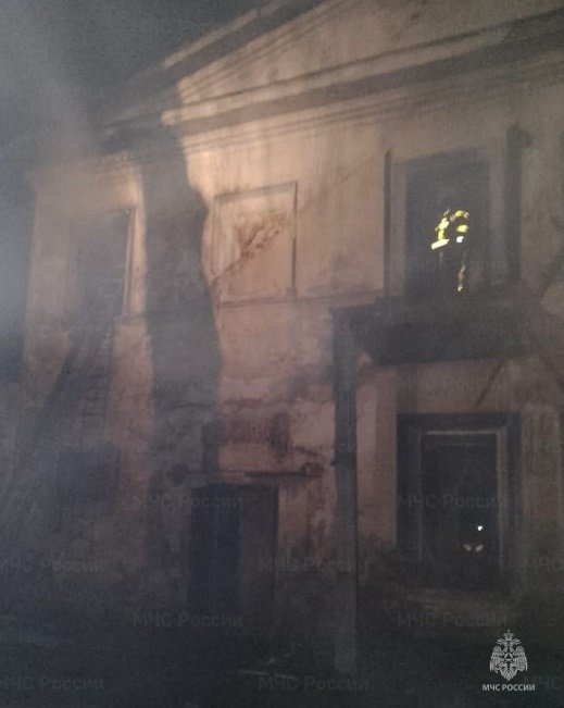 Пожар в Дзержинском районе, г. Кондрово, ул. Комсомольская