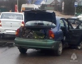 Спасатели МЧС принимали участие в ликвидации ДТП в  Дзержинском районе, г. Кондрово