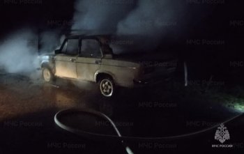 Пожар в Дзержинском районе, 3 км автодороги 